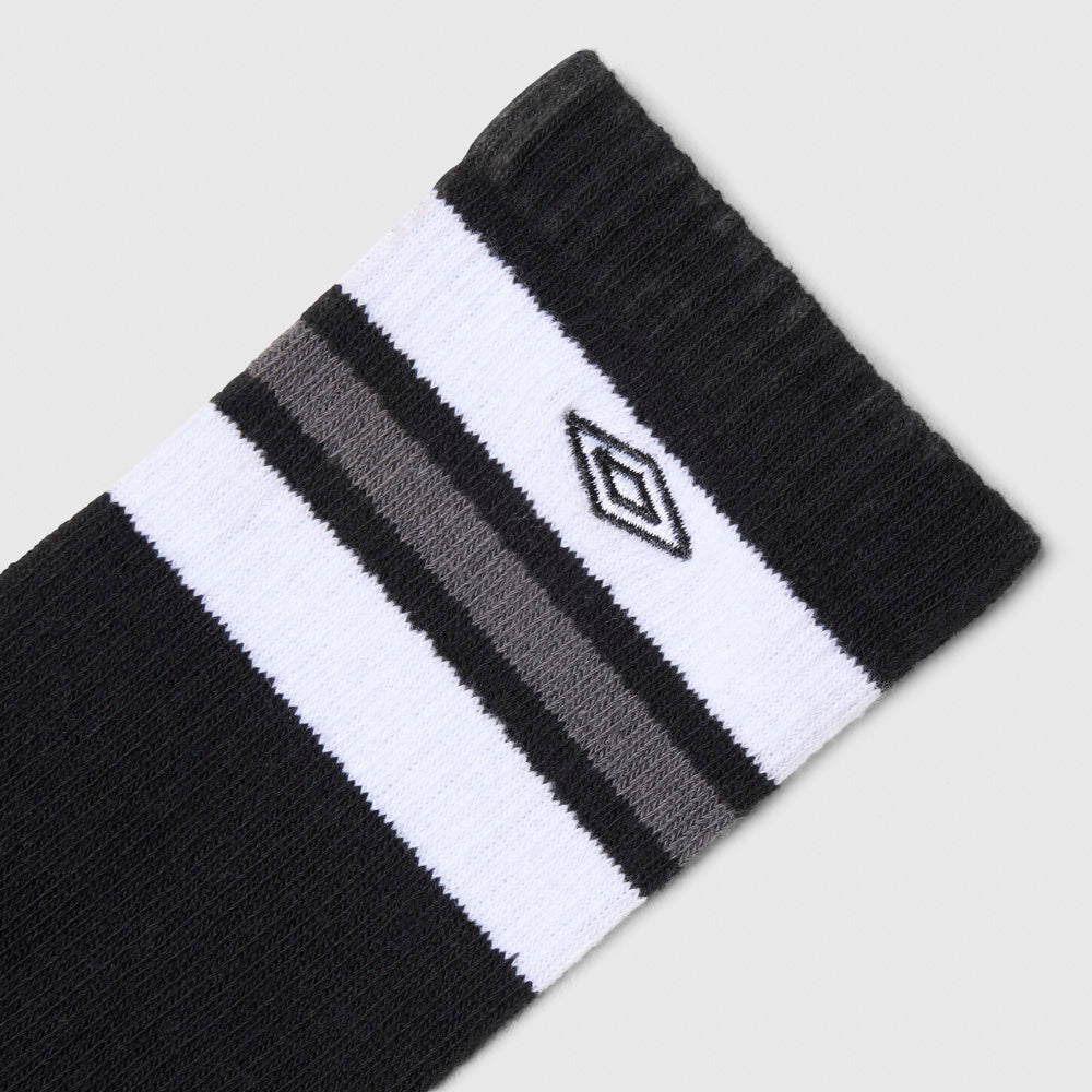 Mens Banded Crew Socks 2 Pack