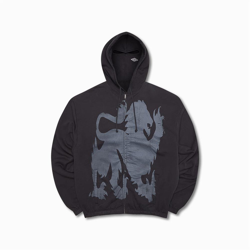 Slam Jam Heraldic Zip Up Hoodie