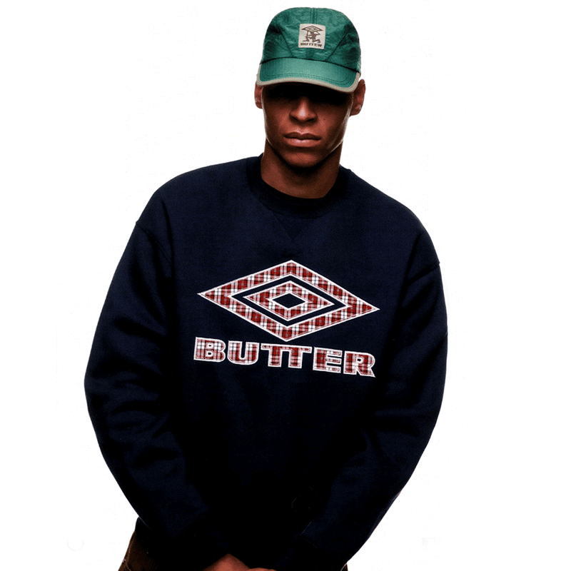 Butter Diamond Applique Crewneck