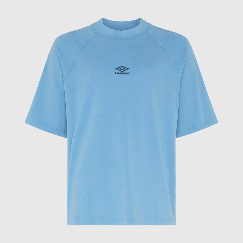 Washed High Neck Boxy Tee