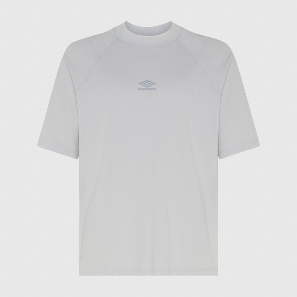 Washed High Neck Boxy Tee