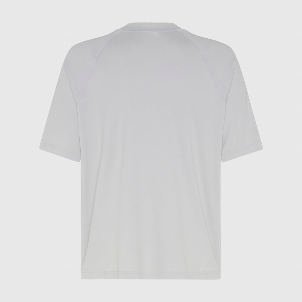 Washed High Neck Boxy Tee
