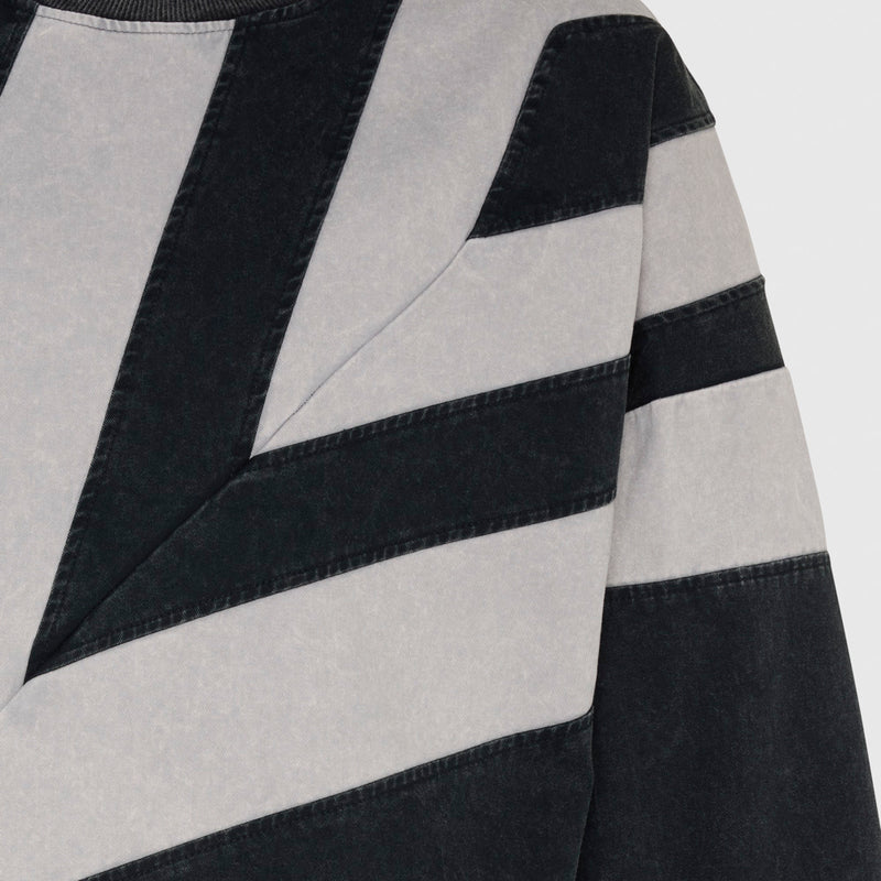 Washed Diamond Drill Sweat