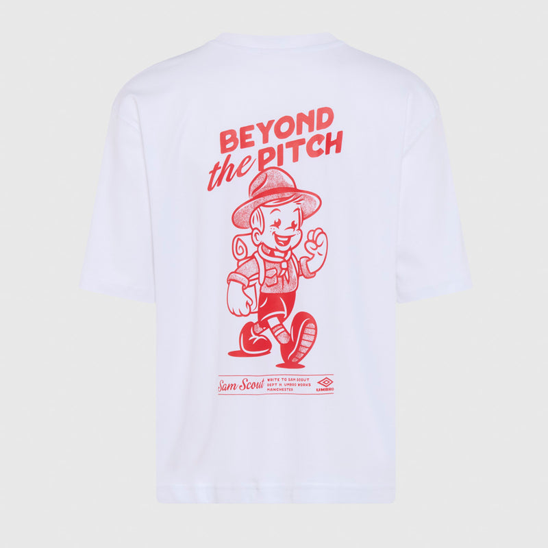 ★UMBRO★ NQ Sam Scout Graphic Short Sleeve T-Shirt White UQ Sam Scout Graphic Tee – Umbro Australia